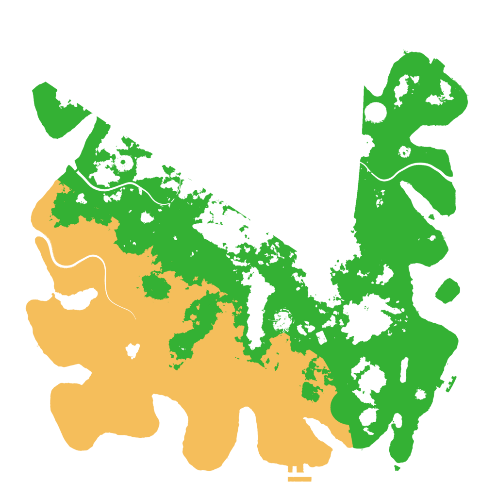 Biome Rust Map: Procedural Map, Size: 4250, Seed: 19038