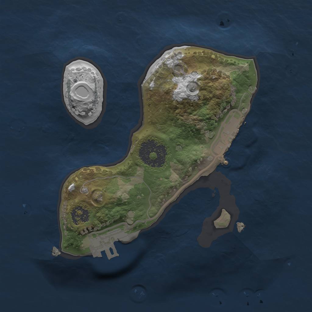 Rust Map: Procedural Map, Size: 1700, Seed: 680756549, 7 Monuments