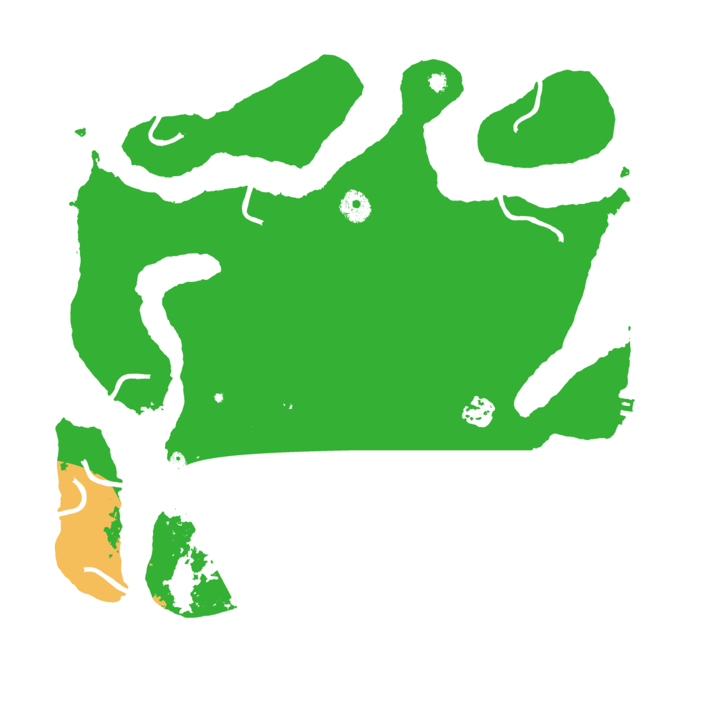 Biome Rust Map: Procedural Map, Size: 3500, Seed: 181680597