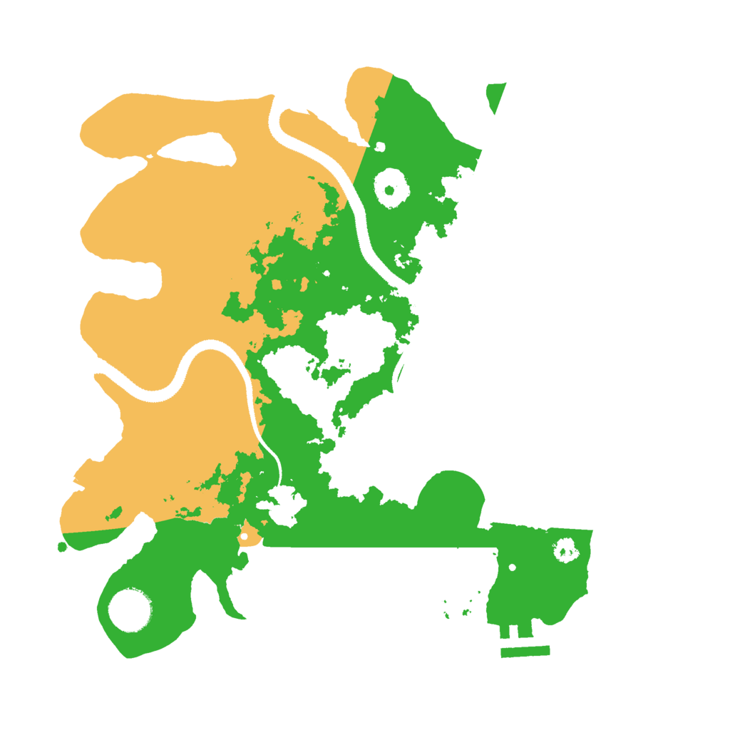 Biome Rust Map: Procedural Map, Size: 3000, Seed: 5213