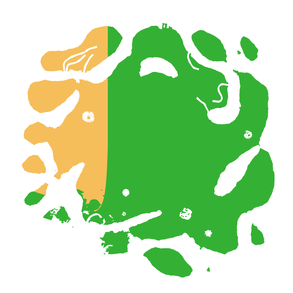 Biome Rust Map: Procedural Map, Size: 3741, Seed: 3000