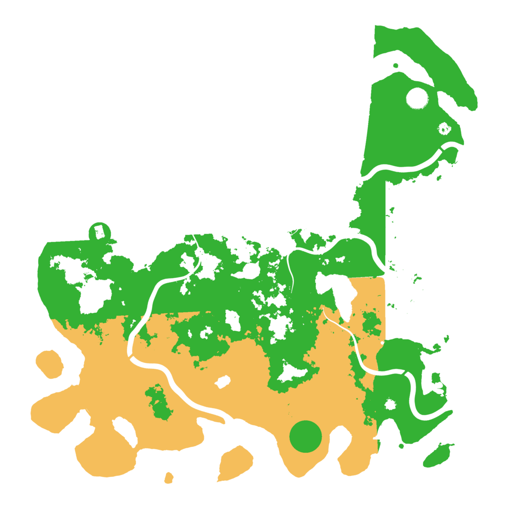 Biome Rust Map: Procedural Map, Size: 4200, Seed: 82842785