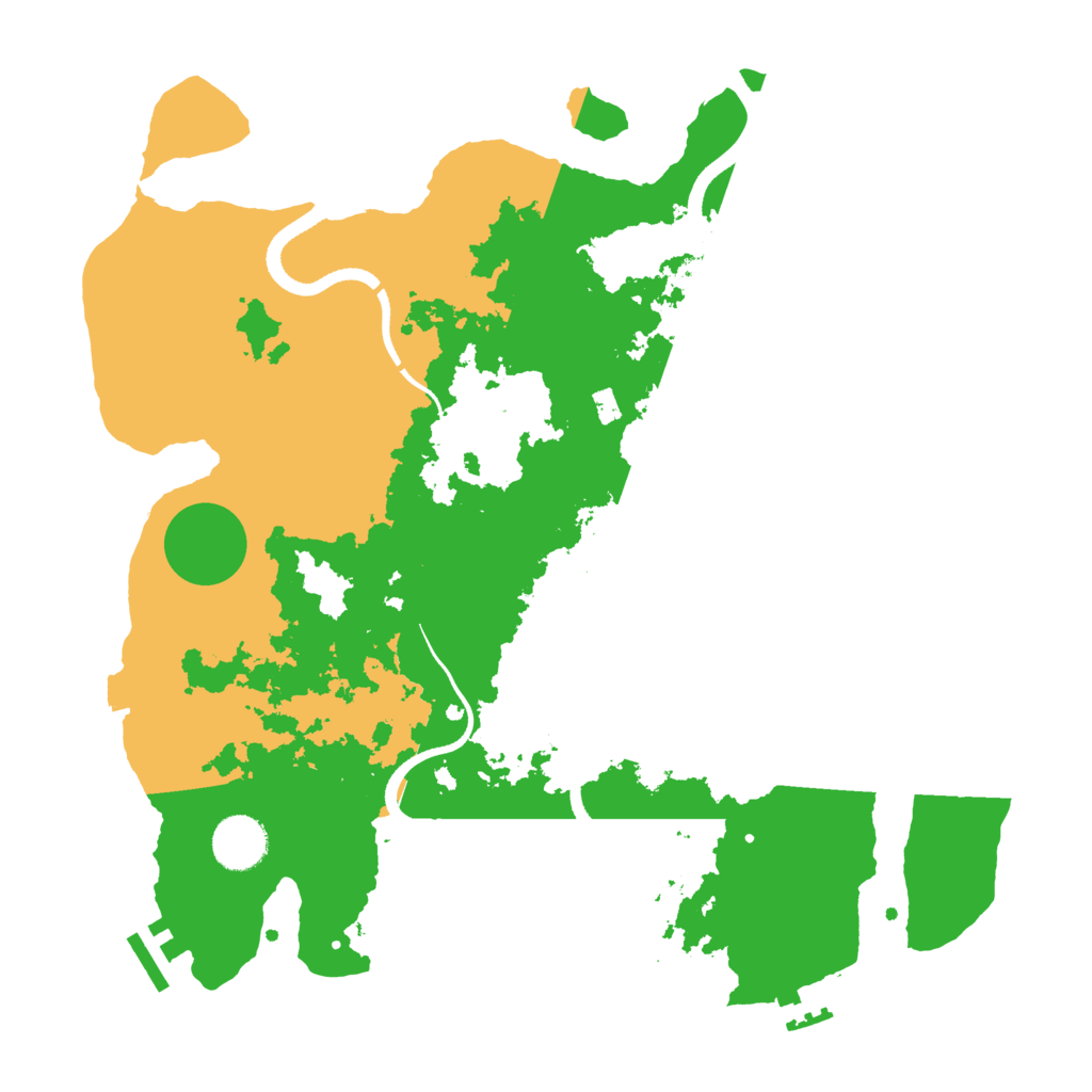 Biome Rust Map: Procedural Map, Size: 3500, Seed: 108605444