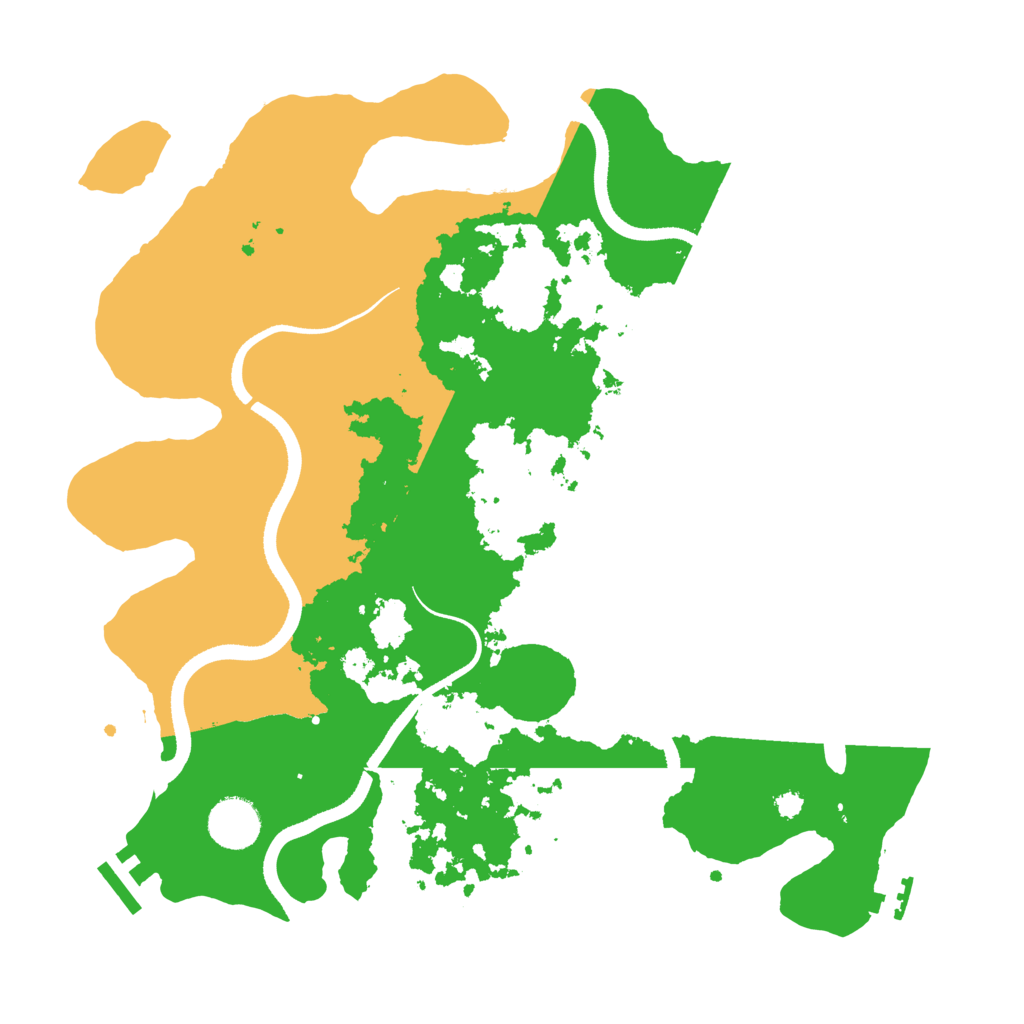 Biome Rust Map: Procedural Map, Size: 3500, Seed: 1158478884