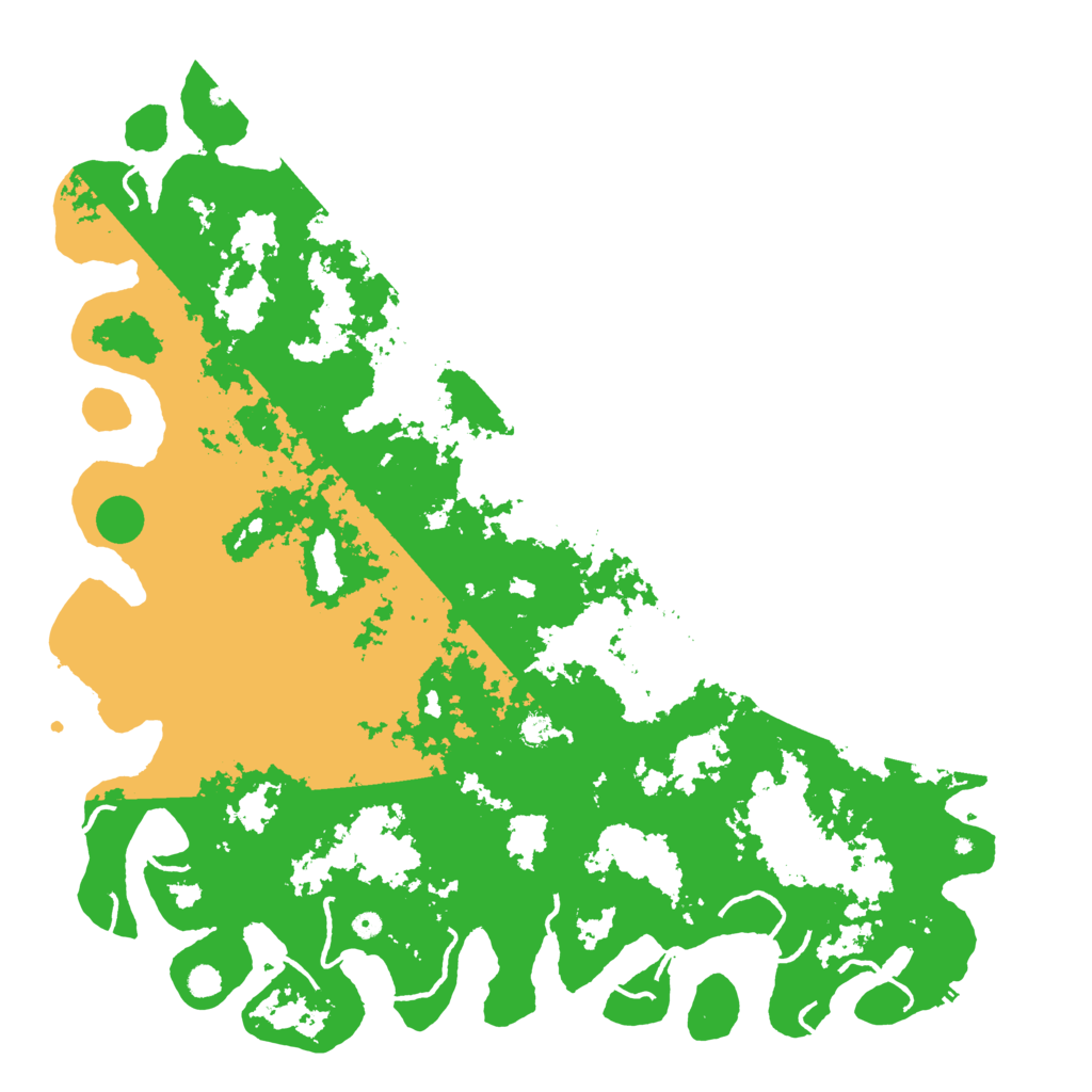 Biome Rust Map: Procedural Map, Size: 6000, Seed: 15933520