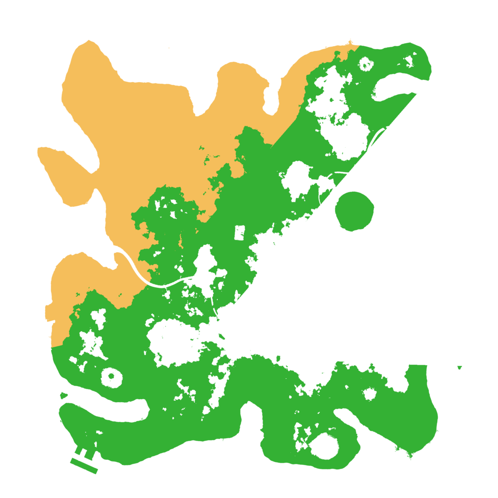 Biome Rust Map: Procedural Map, Size: 3550, Seed: 1402768774