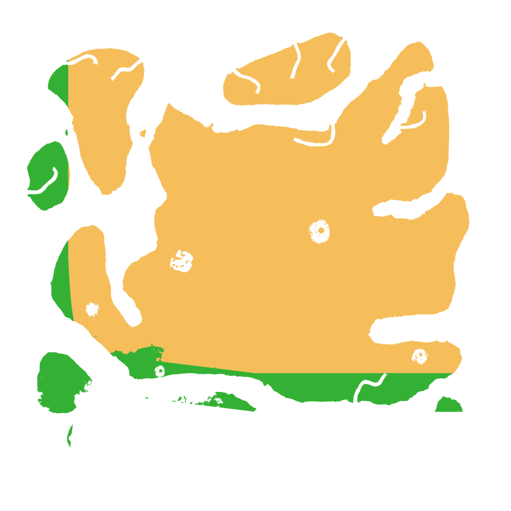 Biome Rust Map: Procedural Map, Size: 3500, Seed: 549545515