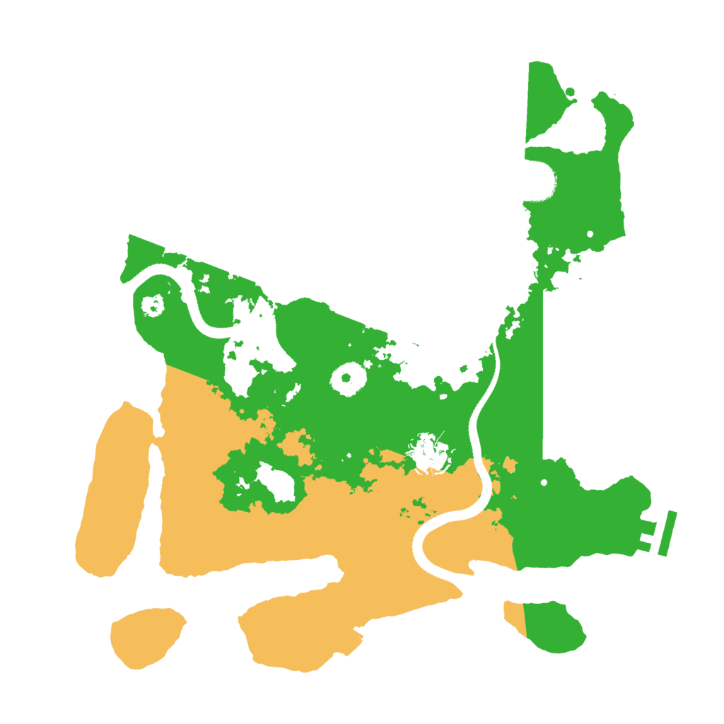 Biome Rust Map: Procedural Map, Size: 3200, Seed: 456789
