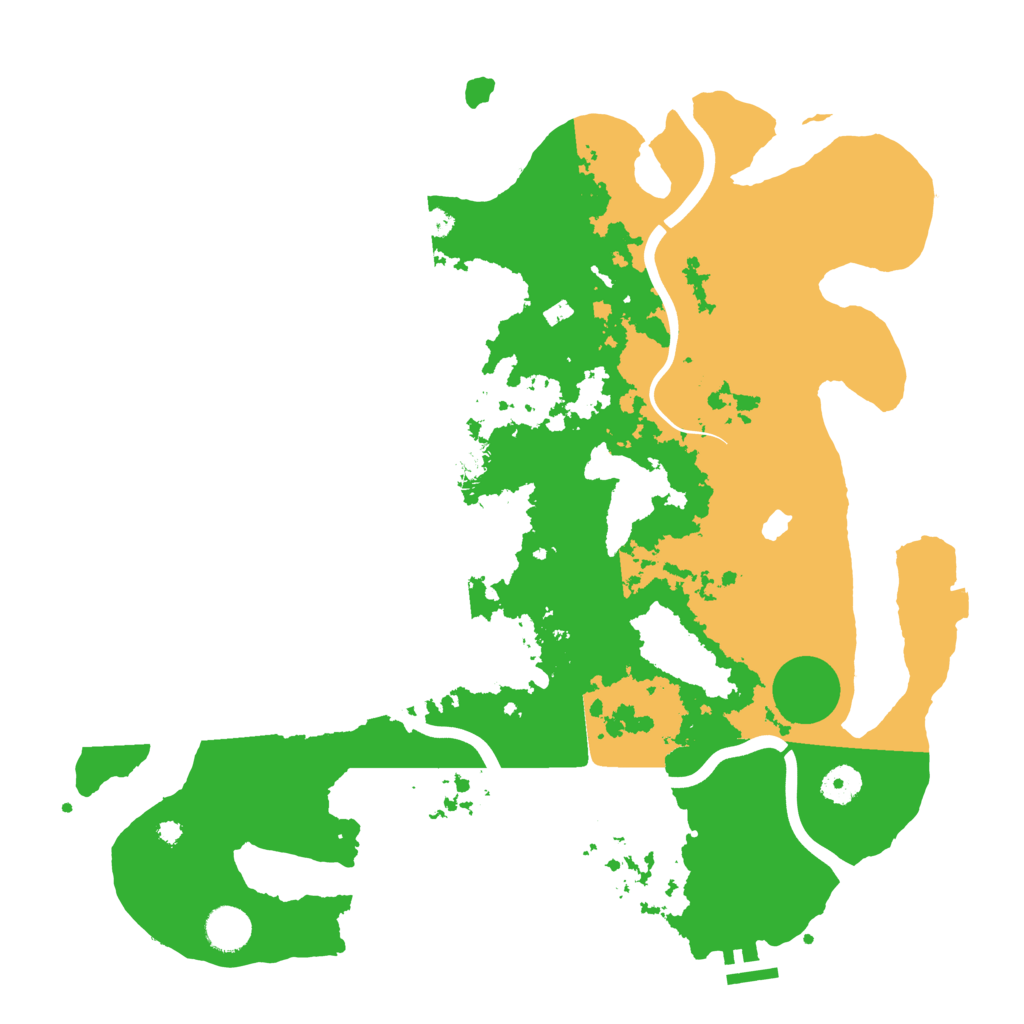 Biome Rust Map: Procedural Map, Size: 4000, Seed: 911034173