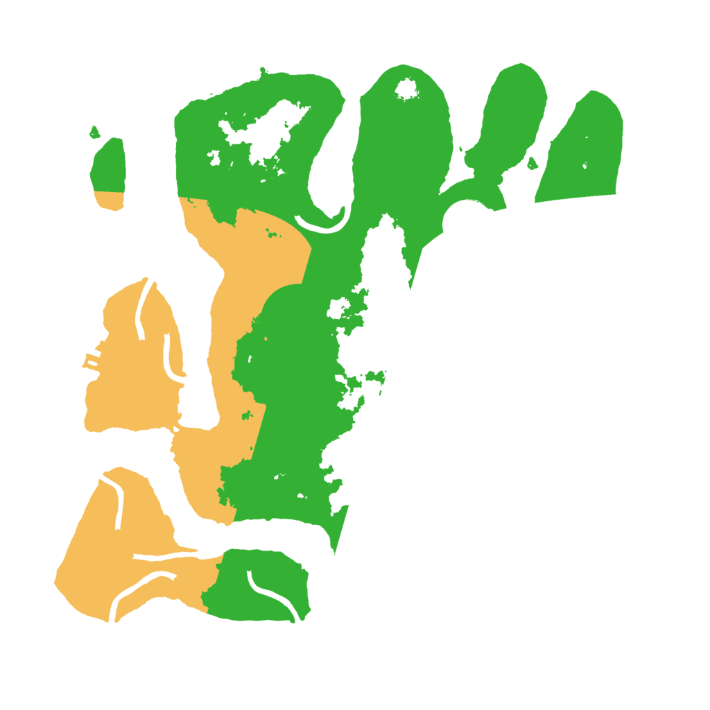 Biome Rust Map: Procedural Map, Size: 3000, Seed: 215