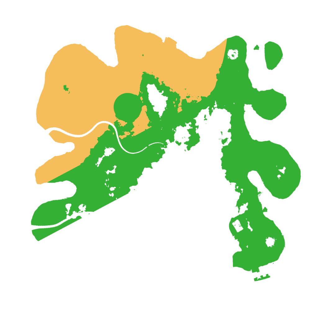 Biome Rust Map: Procedural Map, Size: 3000, Seed: 339600