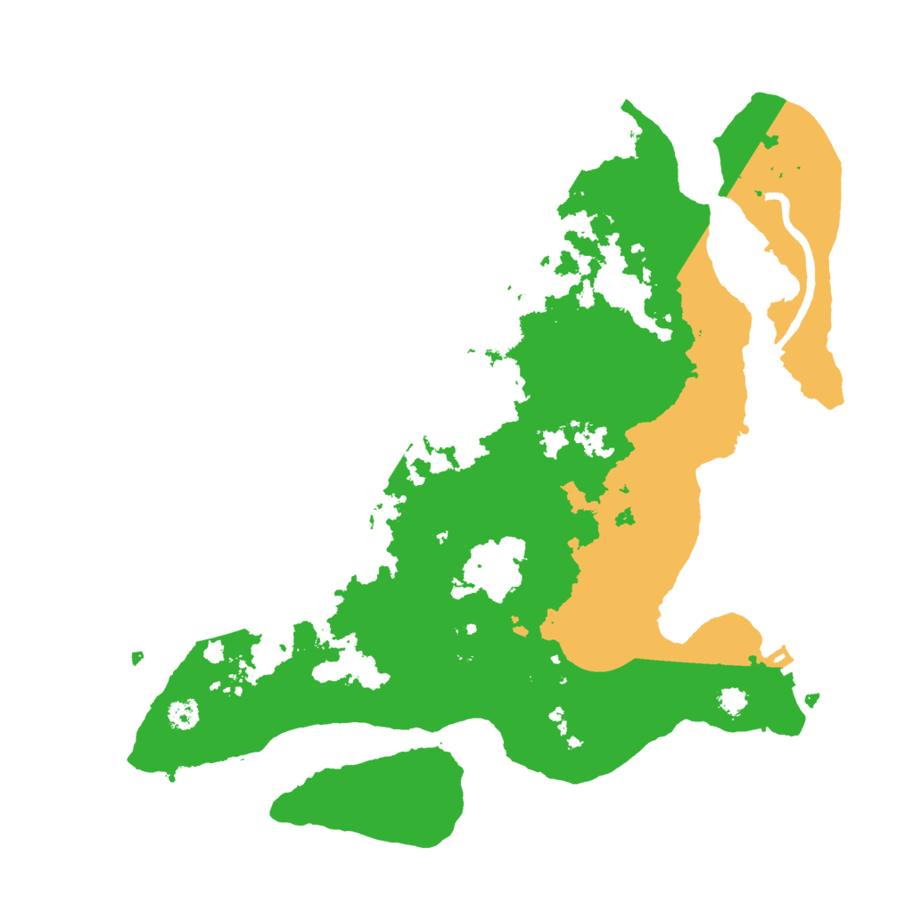Biome Rust Map: Procedural Map, Size: 3000, Seed: 650385