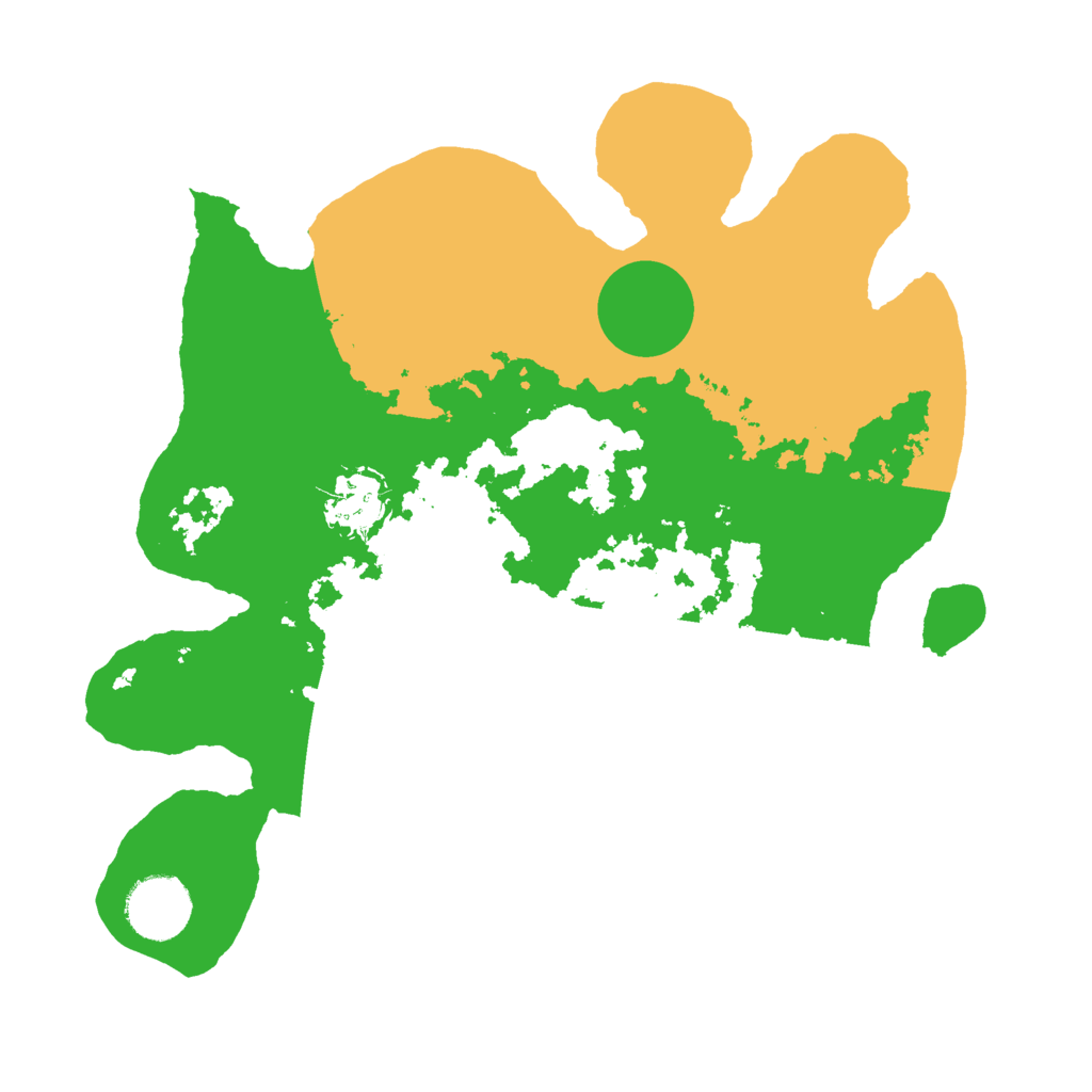 Biome Rust Map: Barren, Size: 3000, Seed: 348080