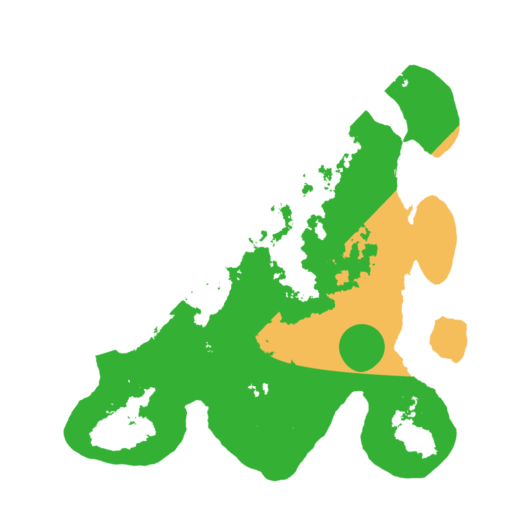 Biome Rust Map: Barren, Size: 3000, Seed: 700986