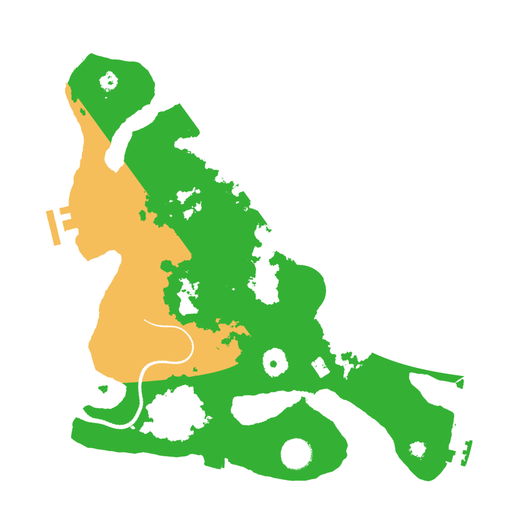 Biome Rust Map: Procedural Map, Size: 3000, Seed: 569864