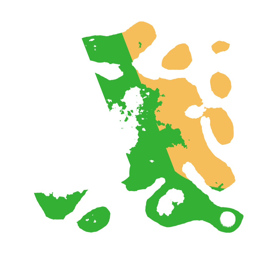 Biome Rust Map: Barren, Size: 3000, Seed: 168487