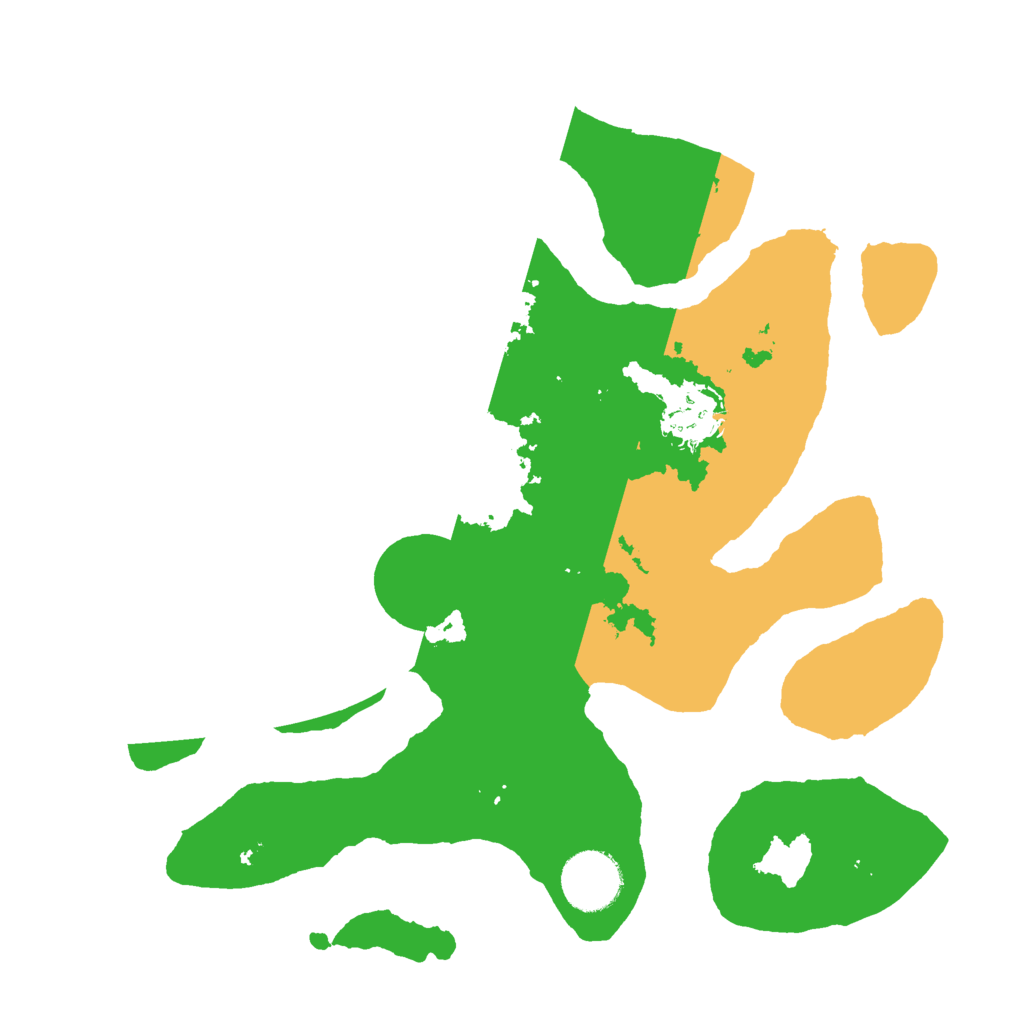 Biome Rust Map: Barren, Size: 3000, Seed: 593740