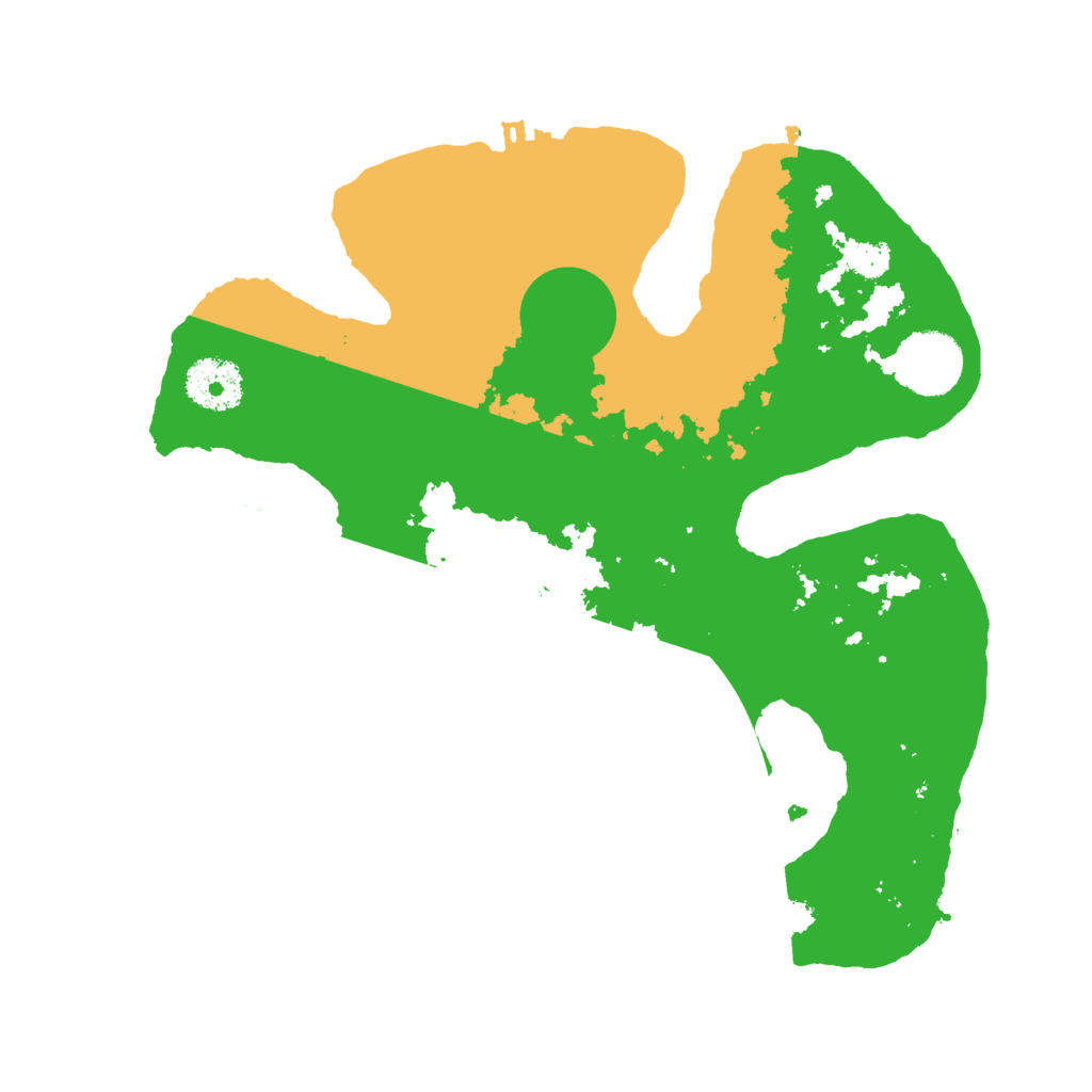 Biome Rust Map: Procedural Map, Size: 3000, Seed: 2988523