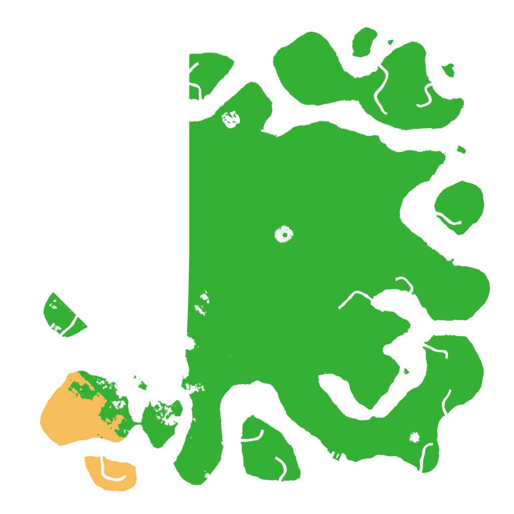 Biome Rust Map: Procedural Map, Size: 4500, Seed: 99666