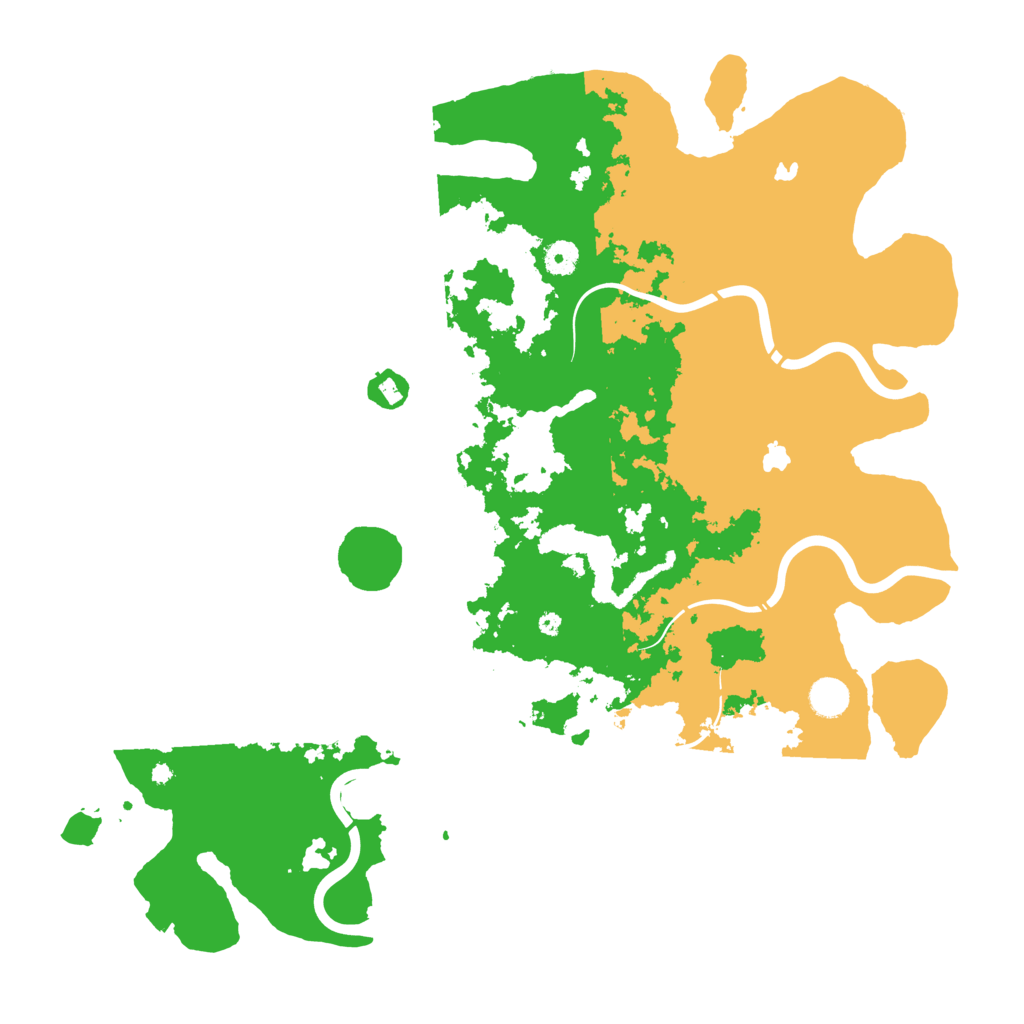Biome Rust Map: Procedural Map, Size: 4500, Seed: 1312929514