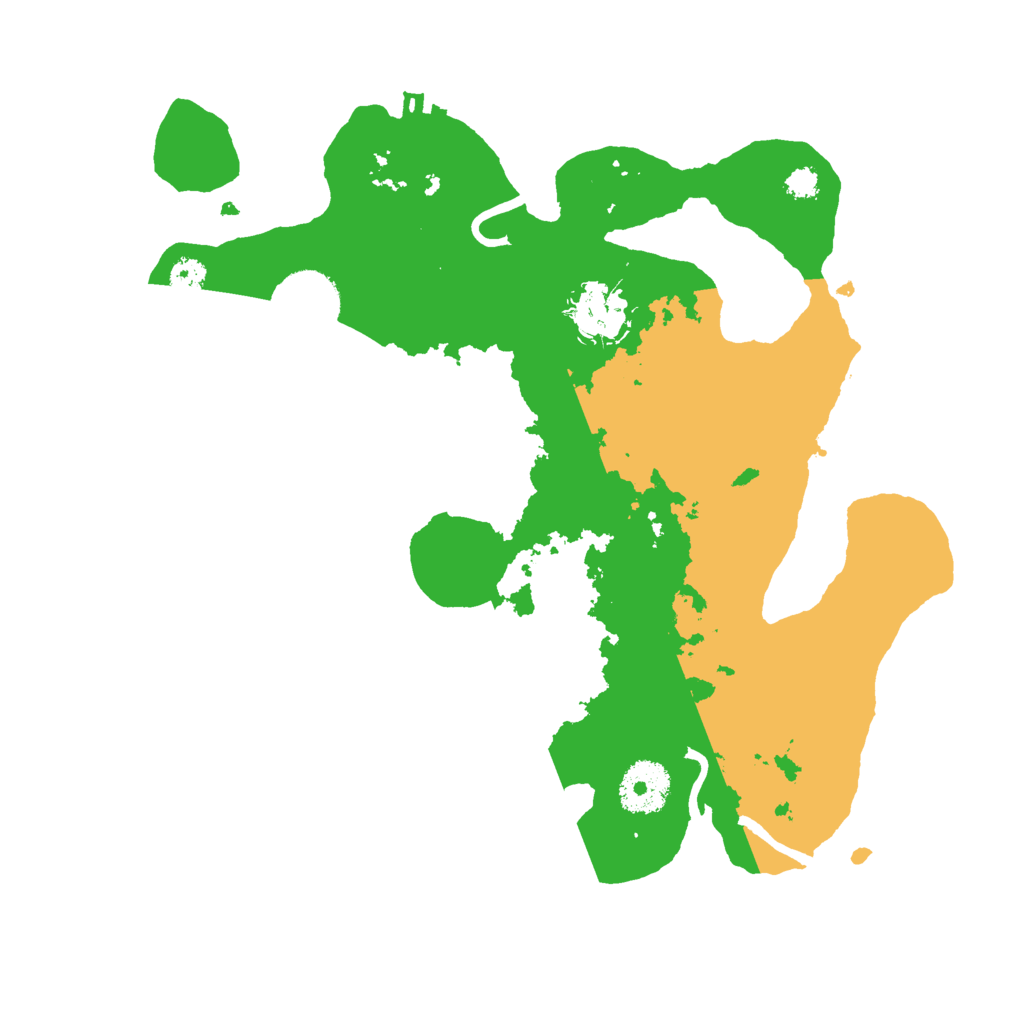Biome Rust Map: Procedural Map, Size: 3000, Seed: 1742186520