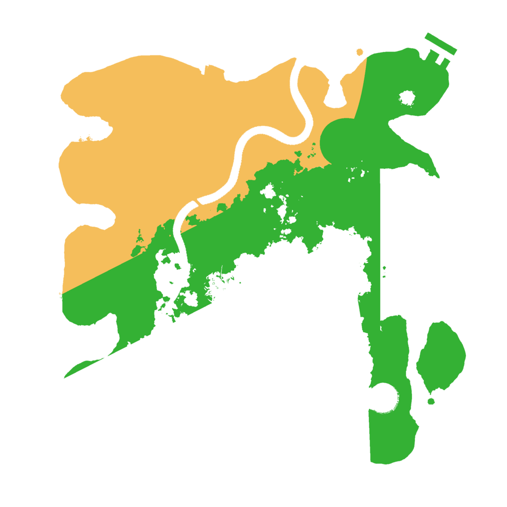 Biome Rust Map: Procedural Map, Size: 3000, Seed: 984166