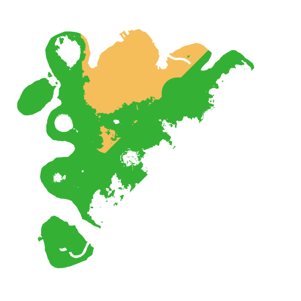 Biome Rust Map: Procedural Map, Size: 3000, Seed: 1238515276