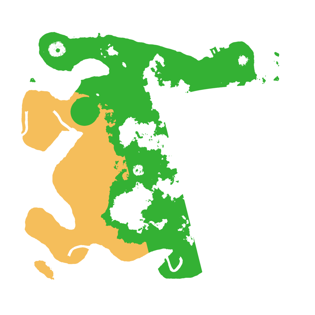 Biome Rust Map: Procedural Map, Size: 3000, Seed: 459789