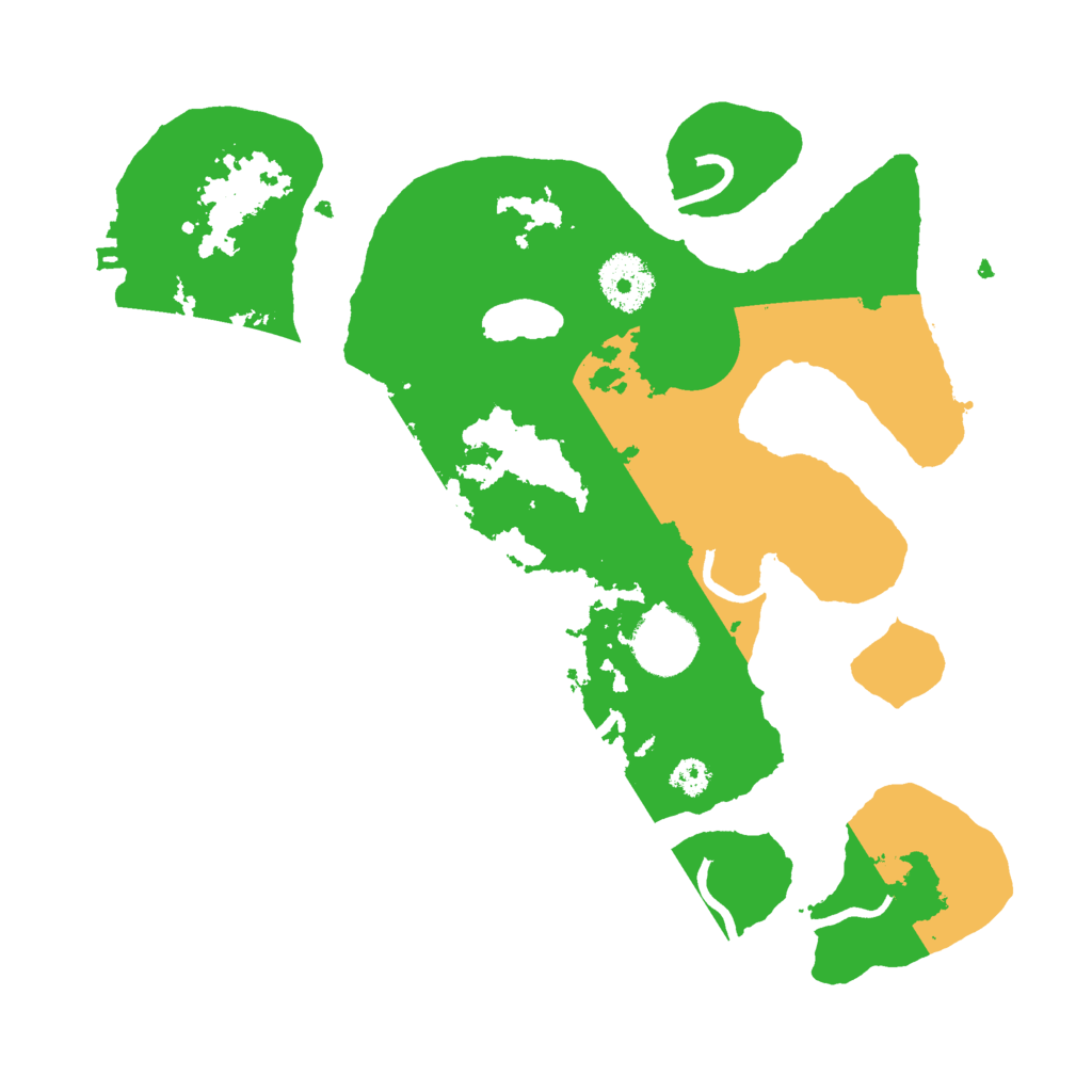 Biome Rust Map: Procedural Map, Size: 3000, Seed: 118496