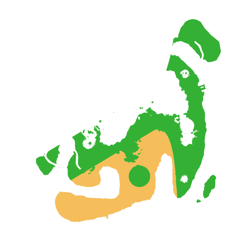 Biome Rust Map: Procedural Map, Size: 3000, Seed: 977314