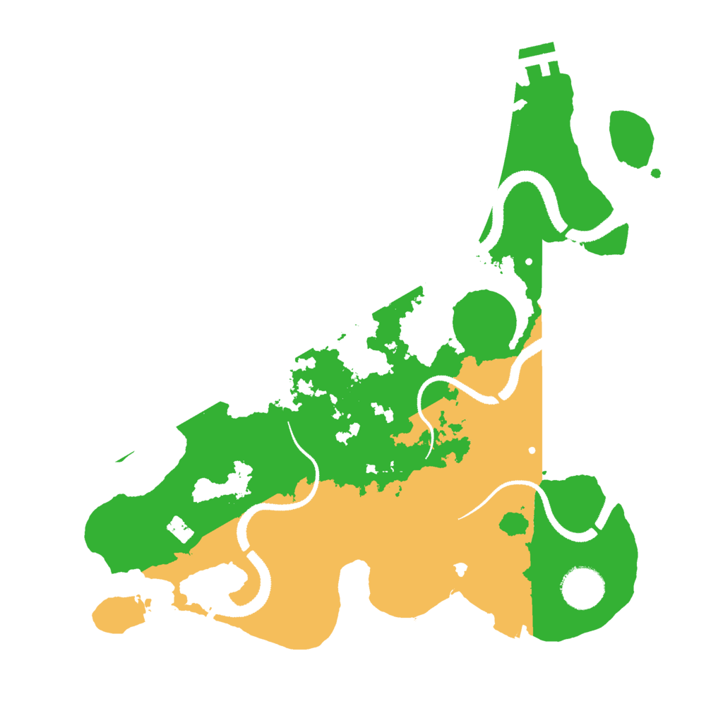 Biome Rust Map: Procedural Map, Size: 3000, Seed: 732413