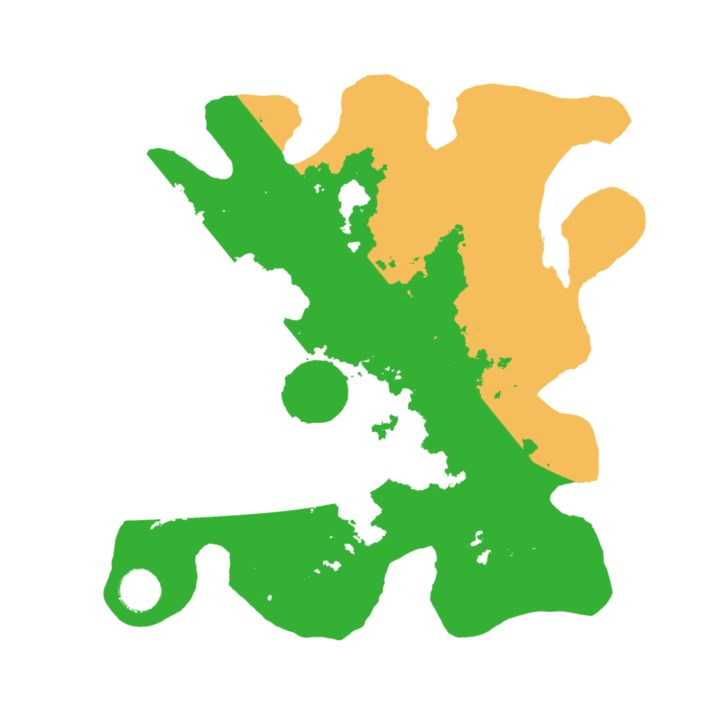 Biome Rust Map: Barren, Size: 3000, Seed: 470422