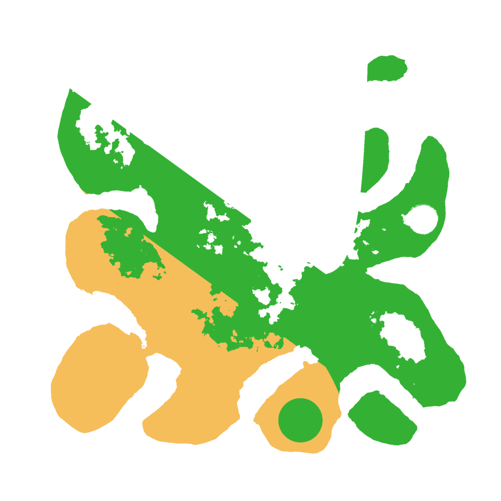 Biome Rust Map: Barren, Size: 3000, Seed: 740025