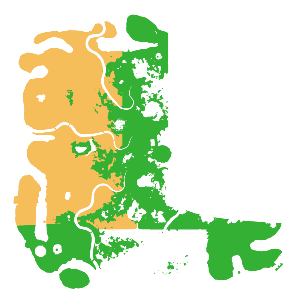 Biome Rust Map: Procedural Map, Size: 4750, Seed: 36352