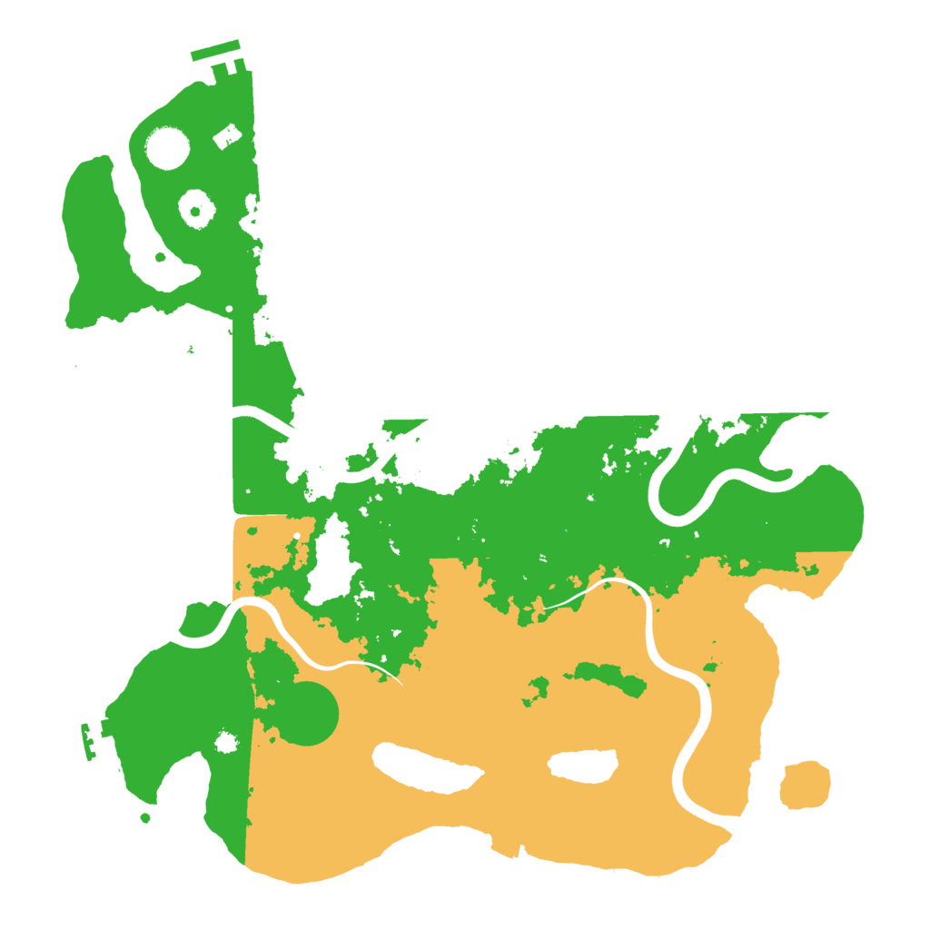Biome Rust Map: Procedural Map, Size: 3800, Seed: 800580537