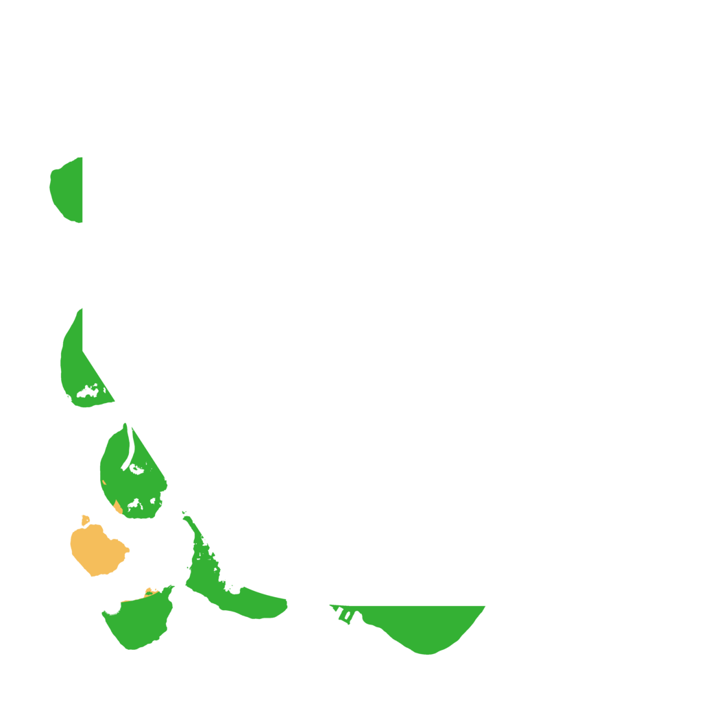 Biome Rust Map: Procedural Map, Size: 3500, Seed: 185693247