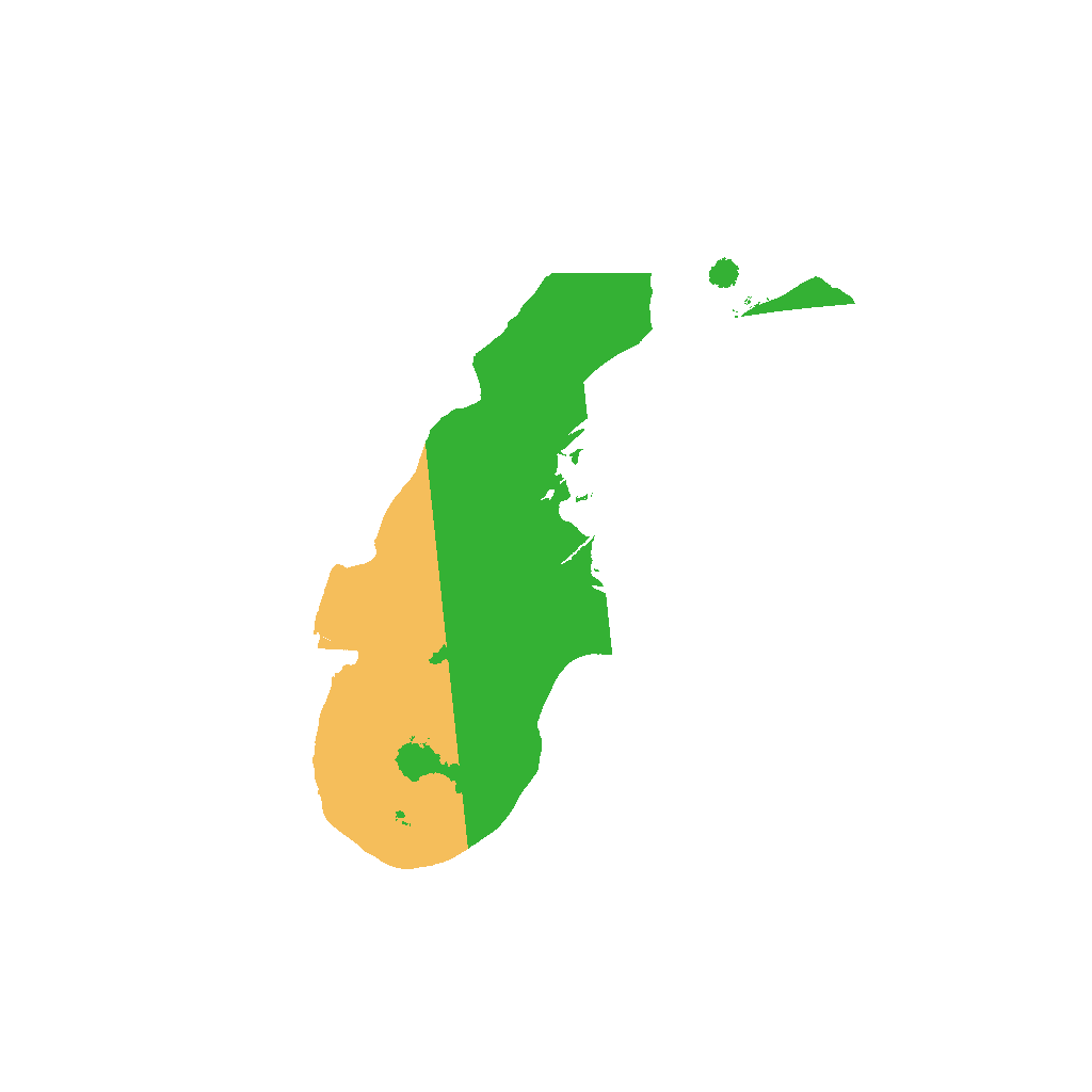 Biome Rust Map: Procedural Map, Size: 1500, Seed: 1234507