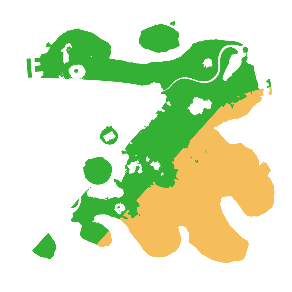 Biome Rust Map: Procedural Map, Size: 2842, Seed: 2