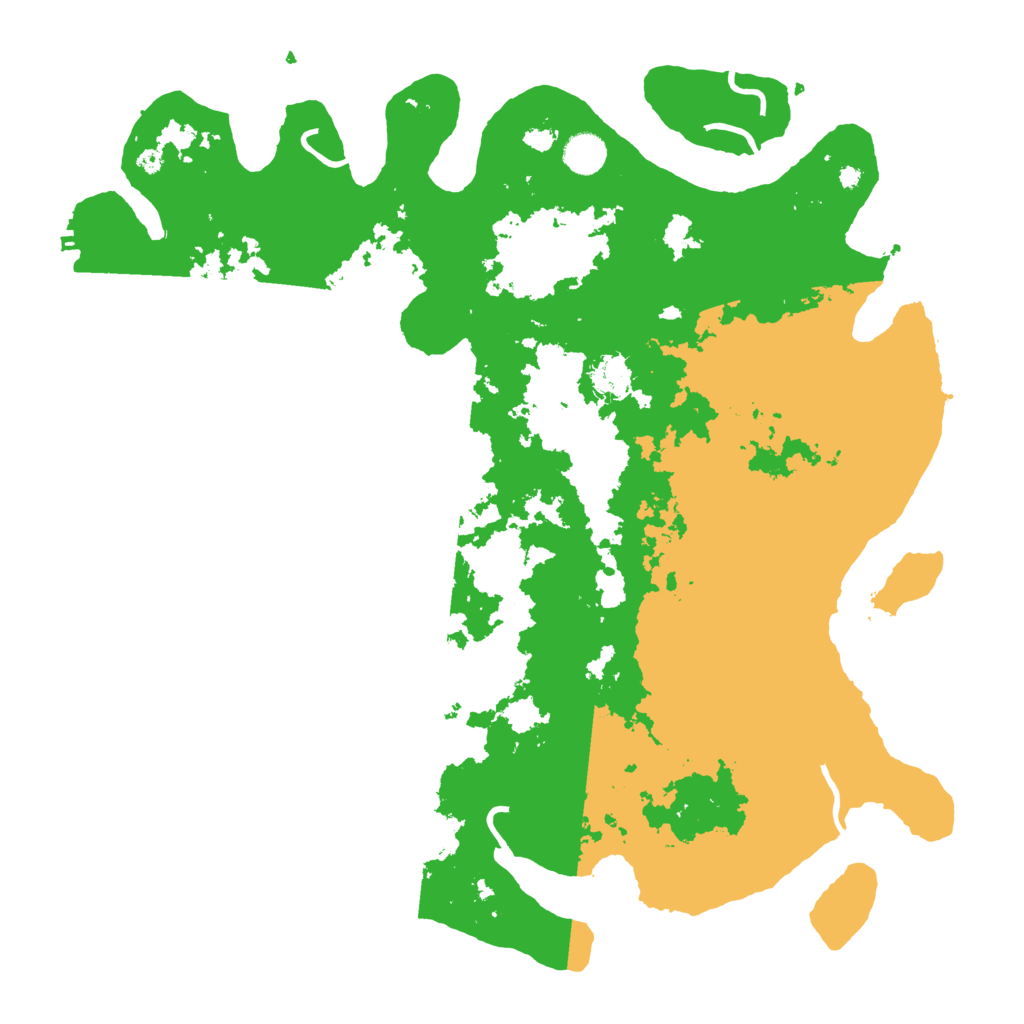 Biome Rust Map: Procedural Map, Size: 4300, Seed: 62552990