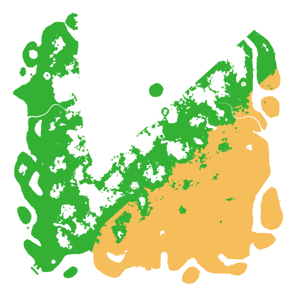 Biome Rust Map: Procedural Map, Size: 6000, Seed: 2104003156