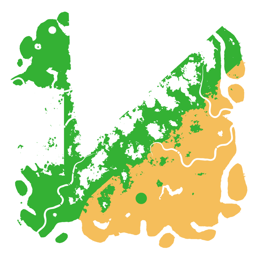 Biome Rust Map: Procedural Map, Size: 6000, Seed: 2104003156