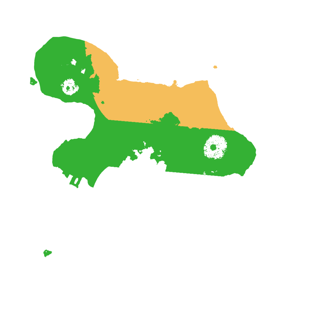 Biome Rust Map: Procedural Map, Size: 2000, Seed: 2019962583