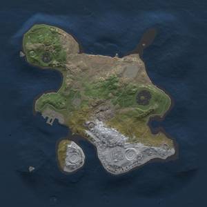 Thumbnail Rust Map: Procedural Map, Size: 2000, Seed: 2019962583, 6 Monuments