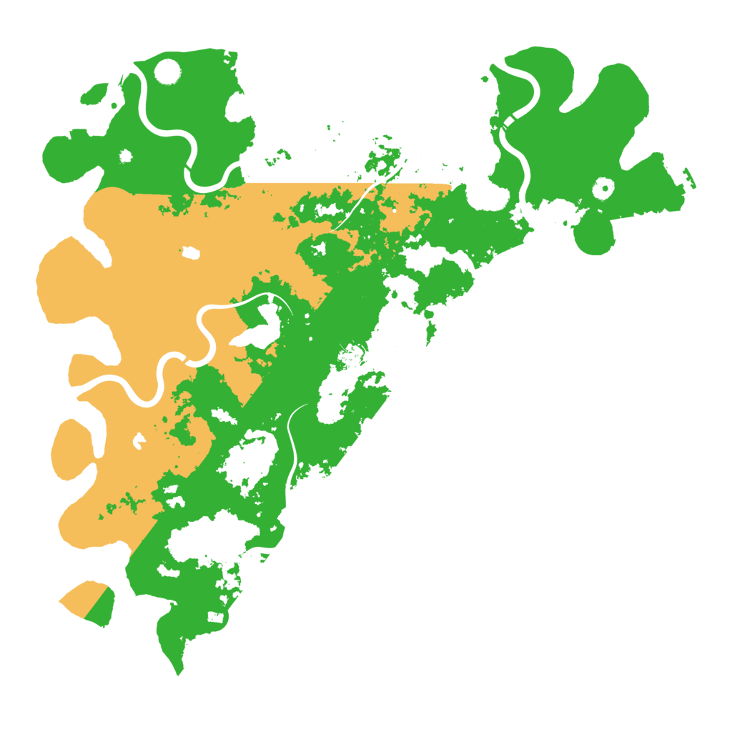 Biome Rust Map: Procedural Map, Size: 5000, Seed: 4896