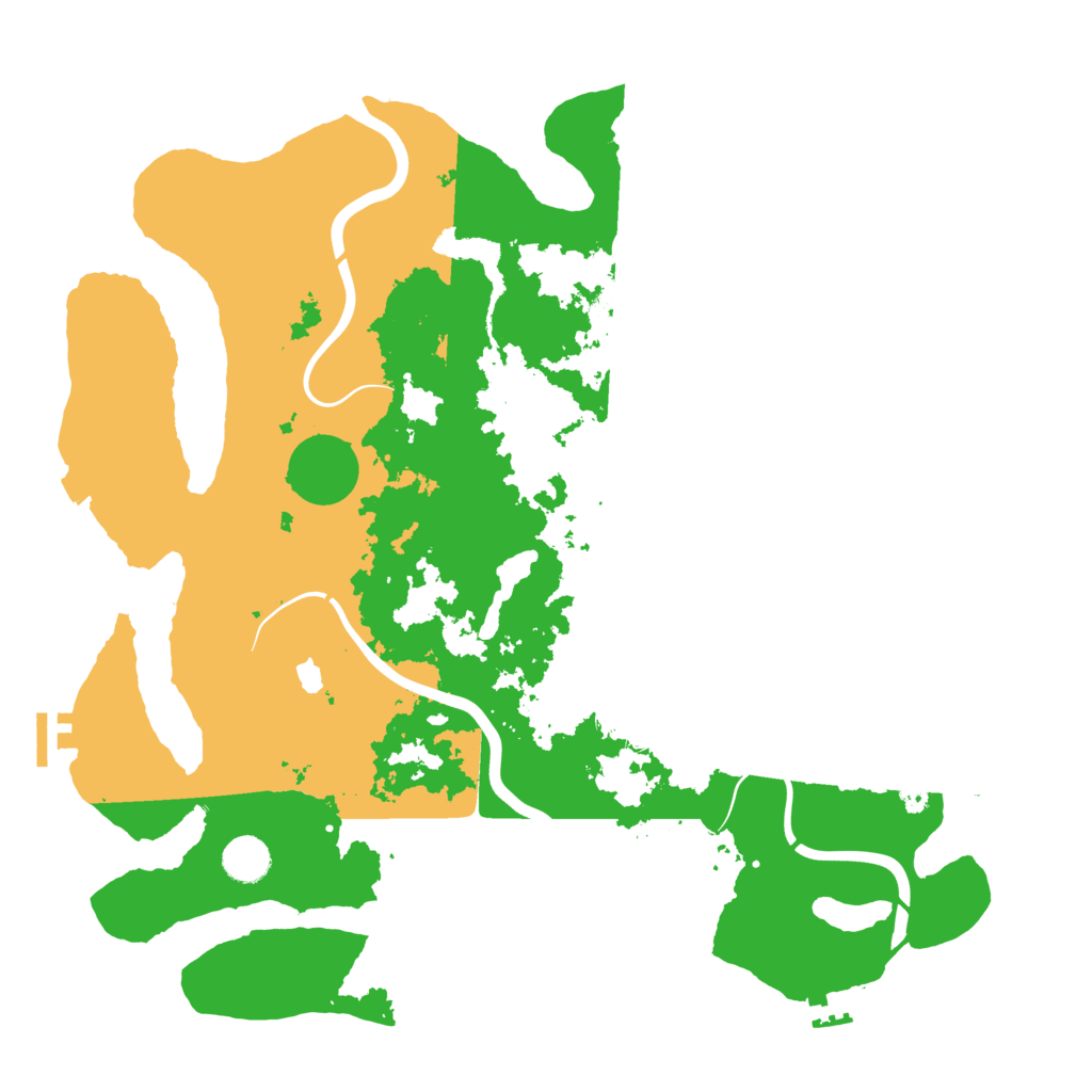Biome Rust Map: Procedural Map, Size: 4100, Seed: 2732787