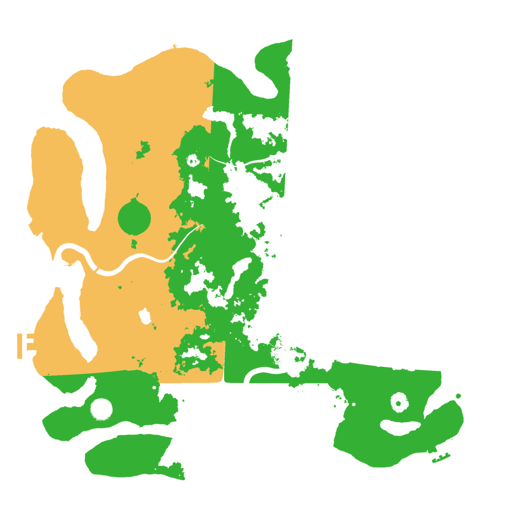 Biome Rust Map: Procedural Map, Size: 4100, Seed: 2732787