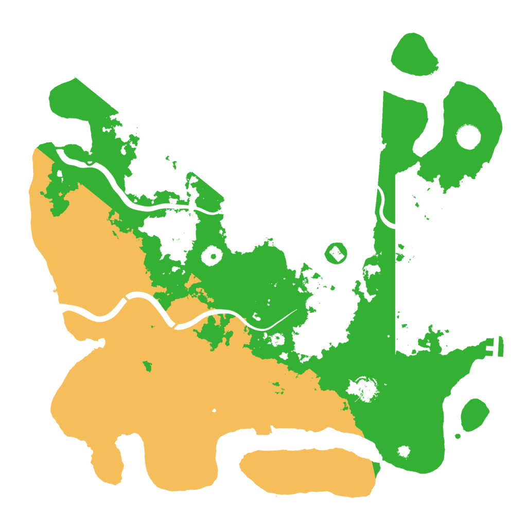 Biome Rust Map: Procedural Map, Size: 3950, Seed: 964289935