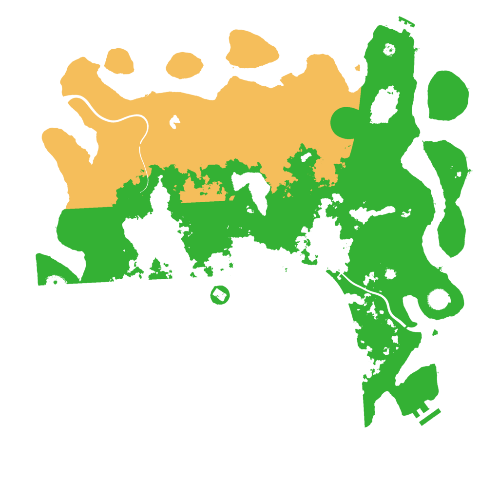 Biome Rust Map: Procedural Map, Size: 4200, Seed: 32161