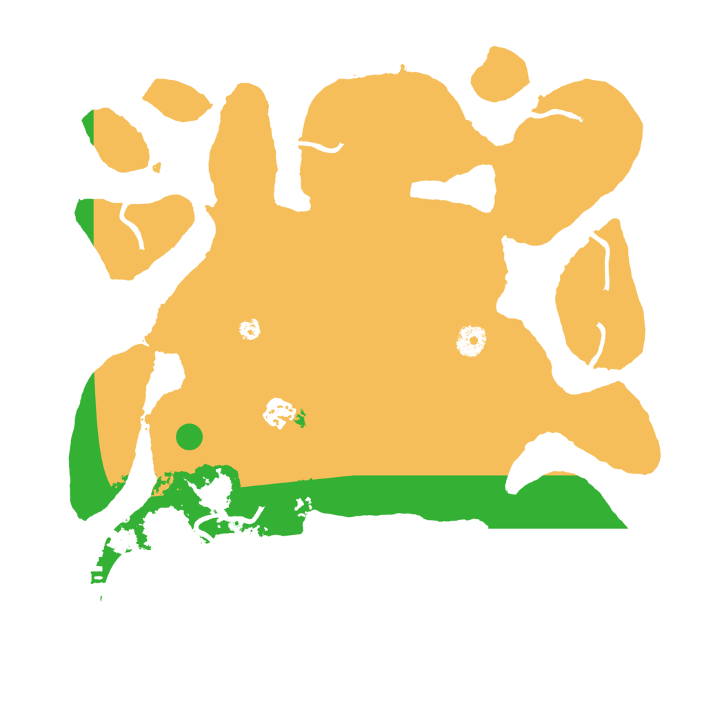 Biome Rust Map: Procedural Map, Size: 3500, Seed: 56397