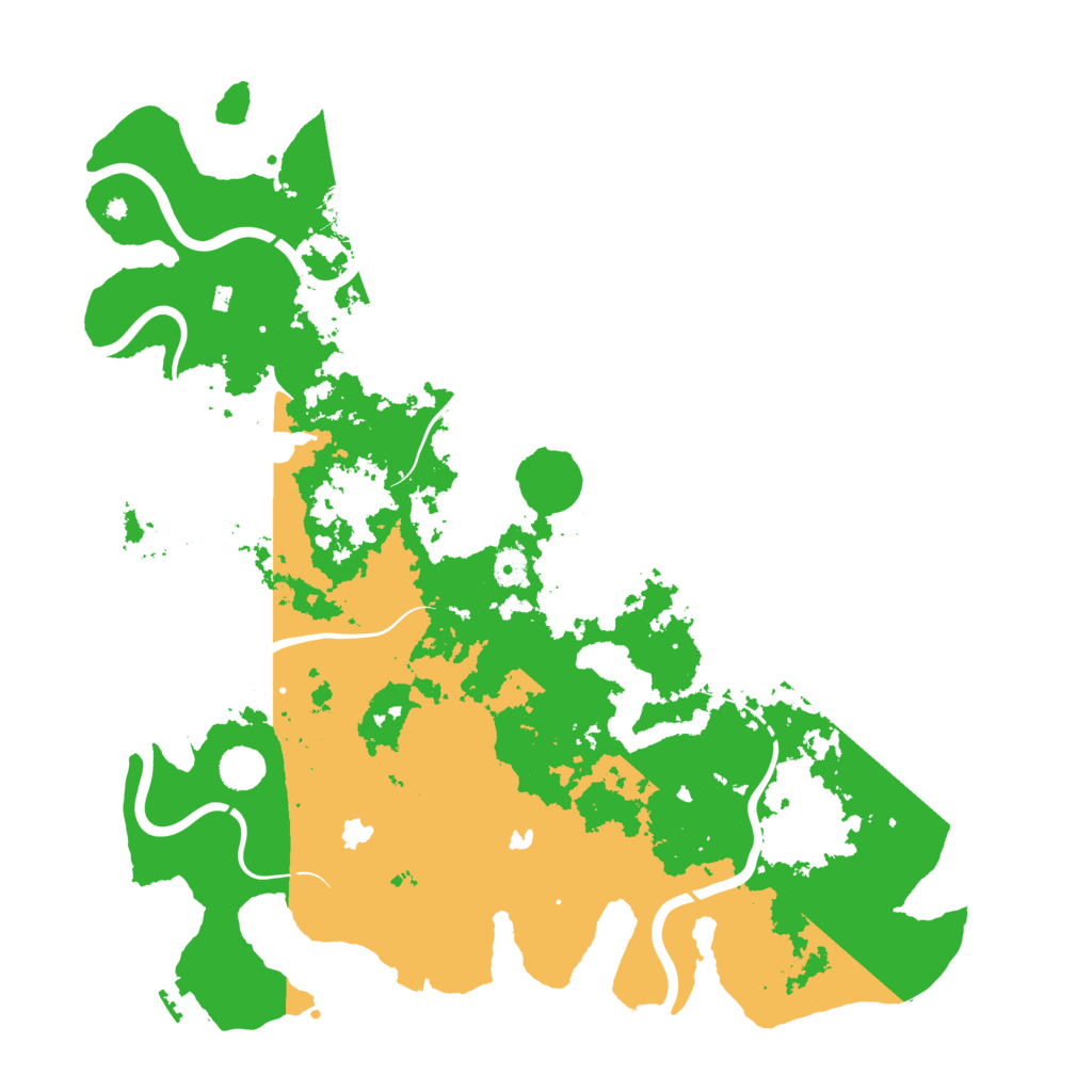 Biome Rust Map: Procedural Map, Size: 4600, Seed: 24